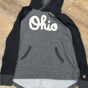 HOMAGE Gray and Black Ohio Hoodie